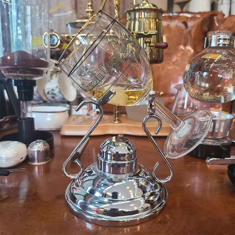 Giá đỡ cốc cà phê Ailen nhập khẩu, cốc nướng, cốc thủy tinh, rượu whisky, bộ giá đỡ cốc cà phê Ailen đặc biệt, dụng cụ