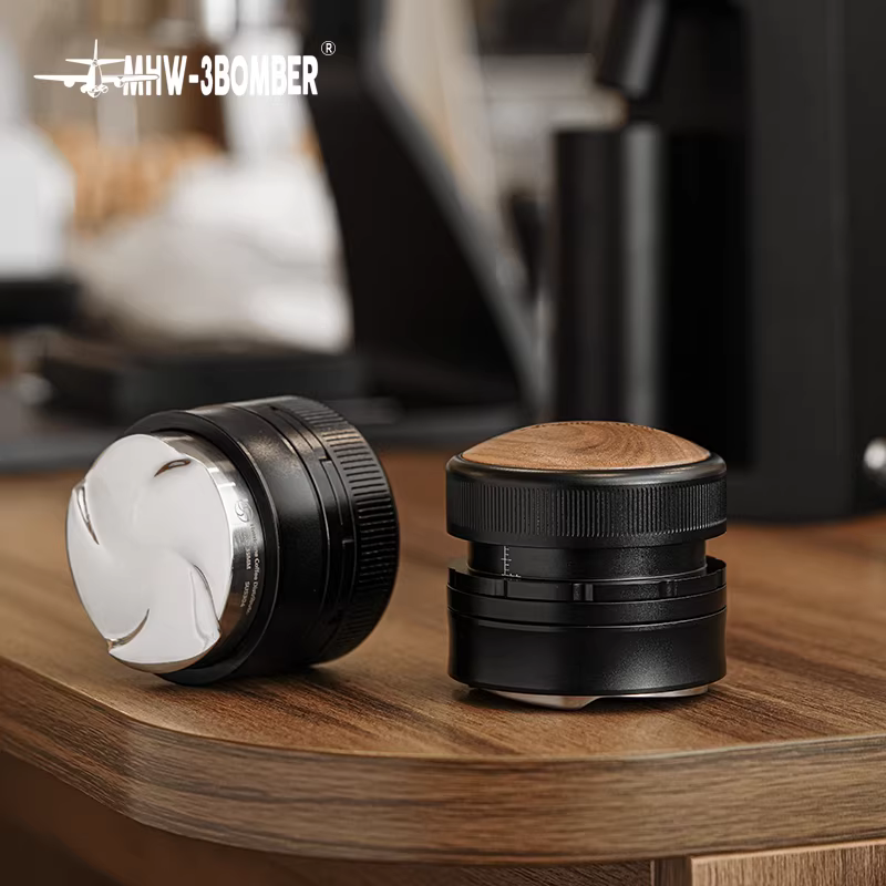 Máy ép cà phê tự động điều chỉnh chiều cao Bomber Hurricane Gravity Powder Distributor 58mm, kiểu Ý