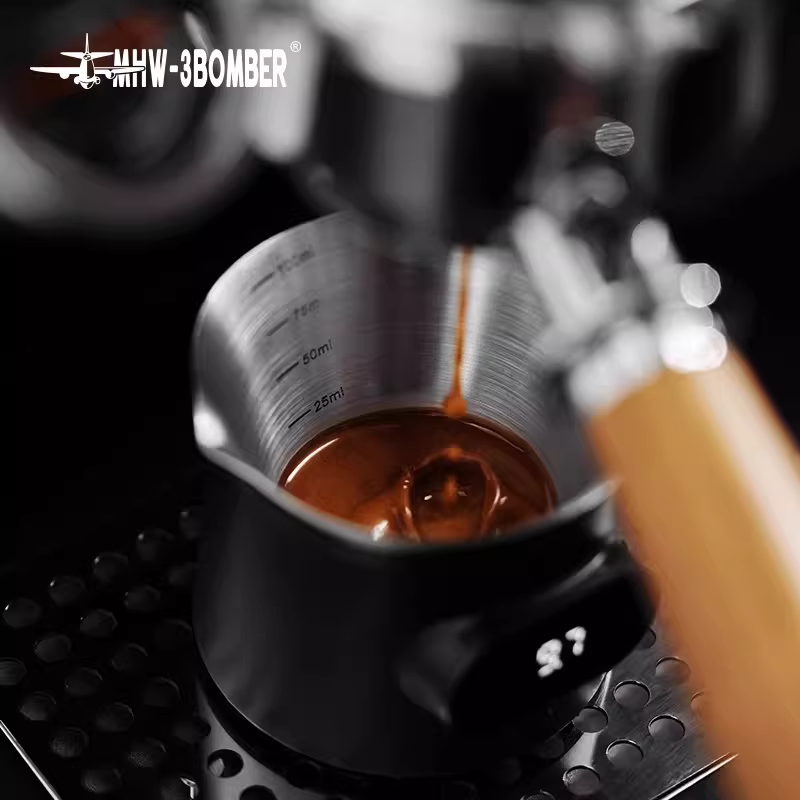 Máy cân điện tử MHW Bomber ESP, cân cà phê Ý, độ chính xác cao, cân định lượng chính xác, cốc đo chất lỏng, dụng cụ thu chất lỏng