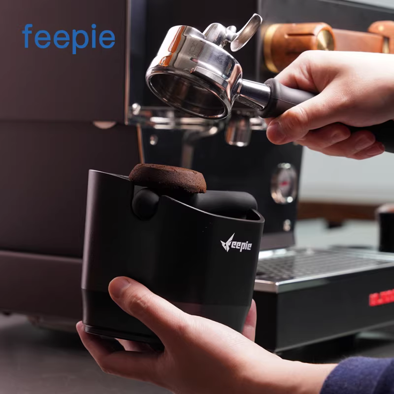 Hộp đựng bã cà phê Feepie ABS dùng cho gia đình, hộp đựng bã cà phê dày dặn dành cho quầy bar.