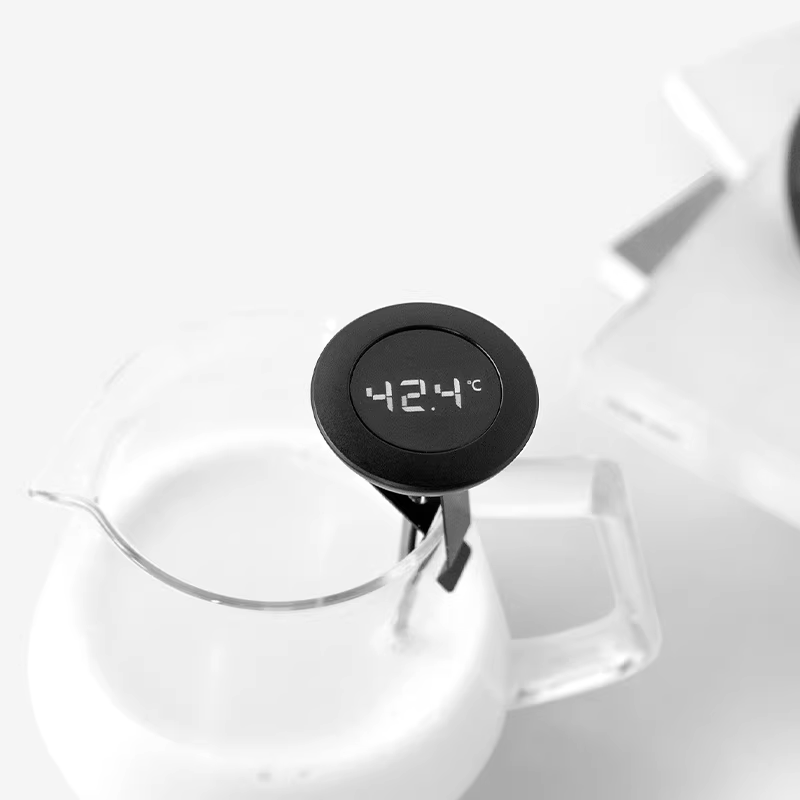 Nhiệt kế kỹ thuật số Taimo nhỏ dùng cho cà phê pha thủ công, cốc nghệ thuật latte, bình tạo bọt sữa, nhiệt kế kẹp