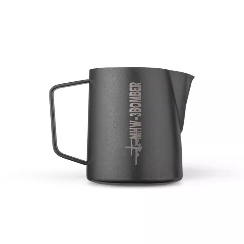 MHW-3BOMBER Bình tạo bọt sữa Latte Art bằng thép không gỉ, vòi nhọn, cốc tạo bọt sữa, vòi cá sấu 5.0