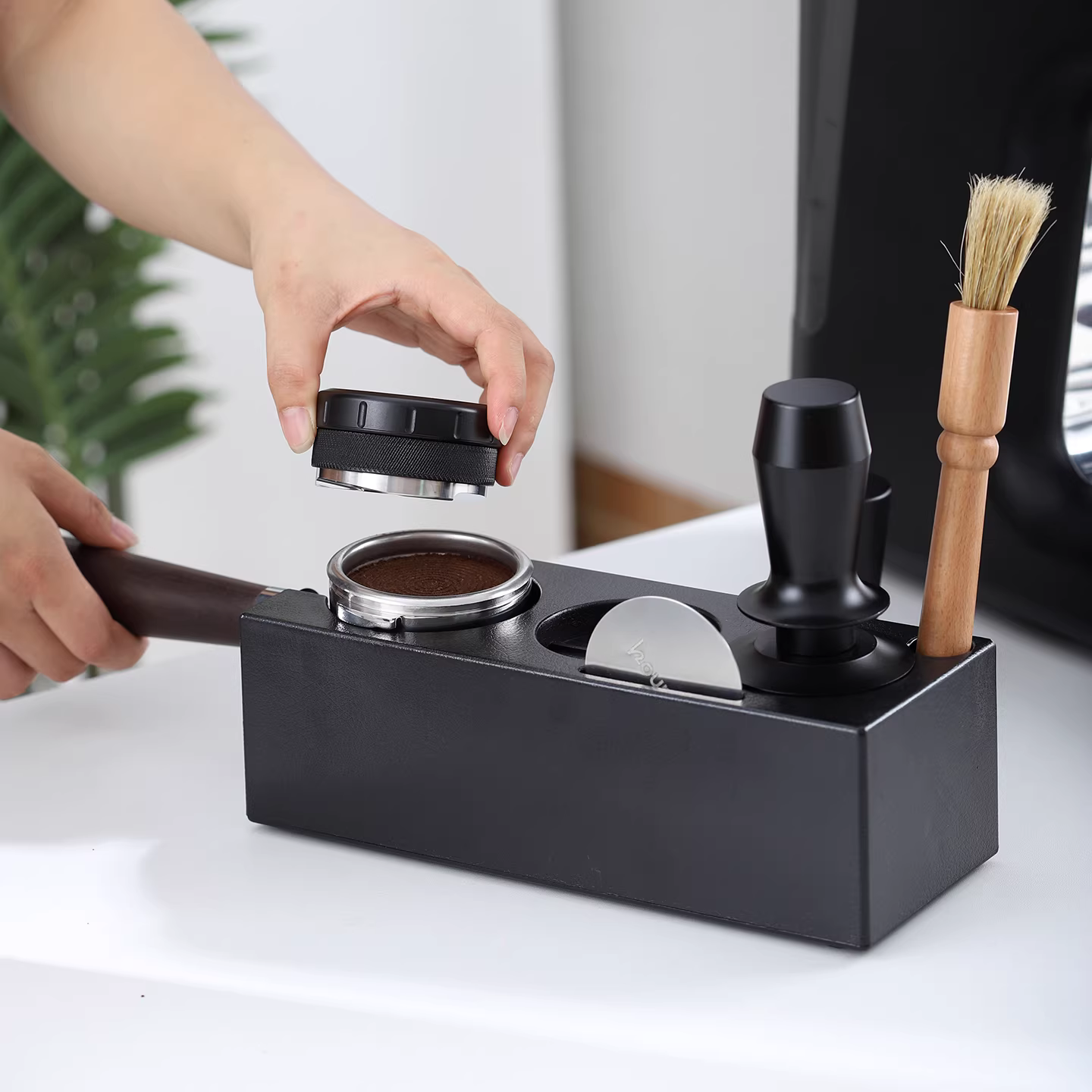 Giá đỡ đa năng bằng nhựa ABS, đế ép cà phê, giá đỡ tay cầm máy pha cà phê, phụ kiện cà phê