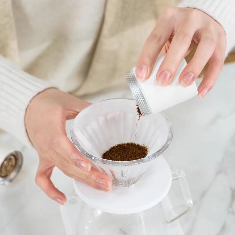 Taimo Crystal Ice Eye V60 cốc lọc dày kính quang học lọc cà phê đổ qua cốc lọc V01/V02