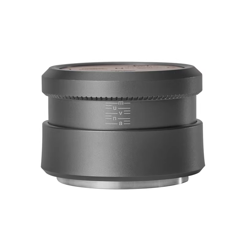 Dụng cụ phân phối cà phê bằng thép không gỉ, gỗ nguyên khối, kiểu trọng lực, dùng cho máy pha cà phê Ý MUVNA, kích thước 58mm