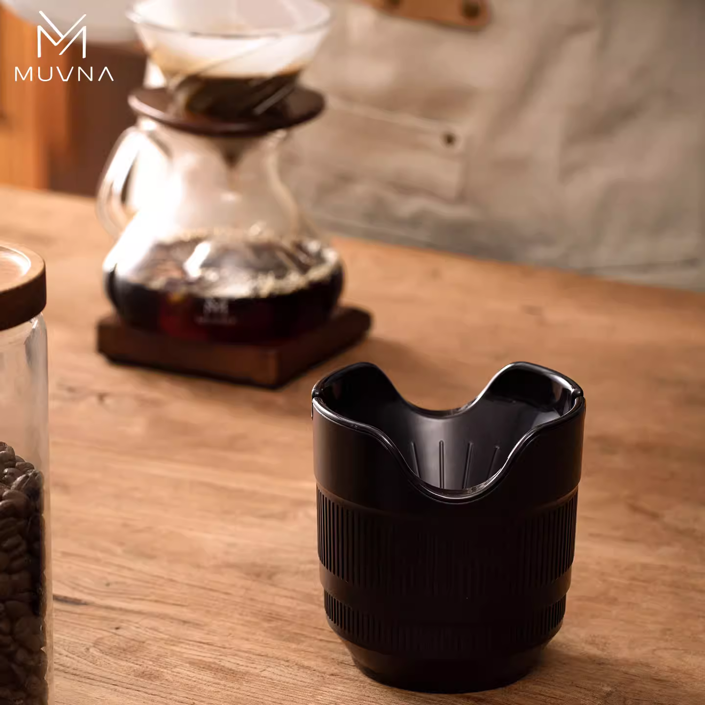 Thùng đựng bã cà phê MUVNA, giấy lọc cà phê pha thủ công, hộp đựng bã cà phê, gạt tàn thuốc văn phòng, quầy bar