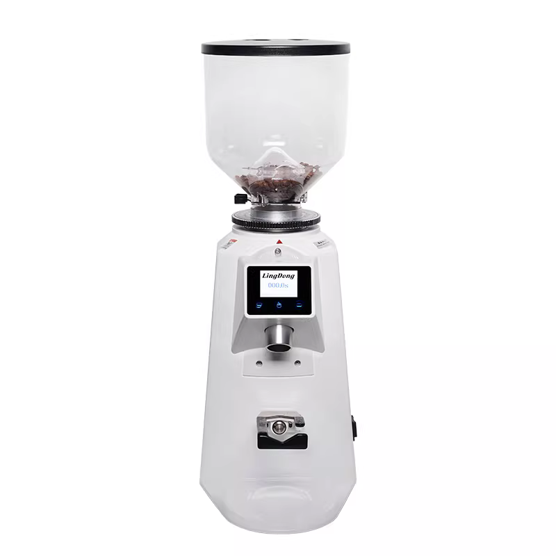 Máy xay cà phê hạt tự động hoàn toàn kiểu Ý chuyên nghiệp thương mại Lingdong 900E