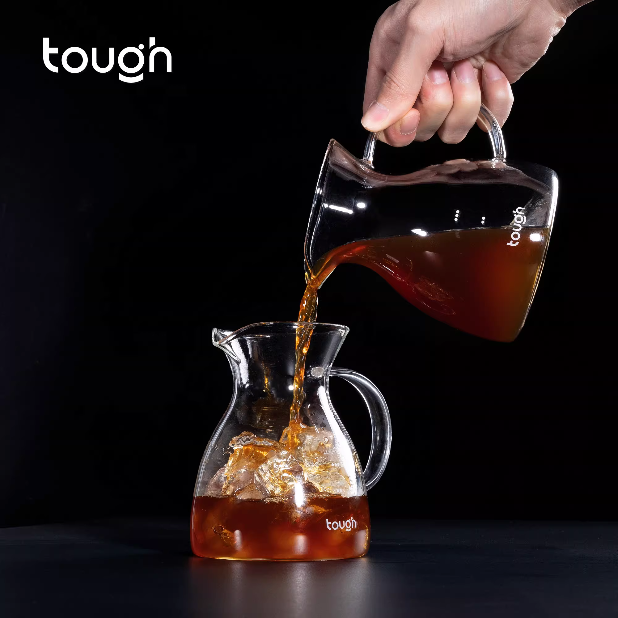 Bình pha cà phê kiểu Pour-over bằng thủy tinh, bình chia sẻ cà phê, cốc lọc, bình pha cà phê kiểu V60, bình pha cà phê bằng thủy tinh kiểu nhỏ giọt 500ml