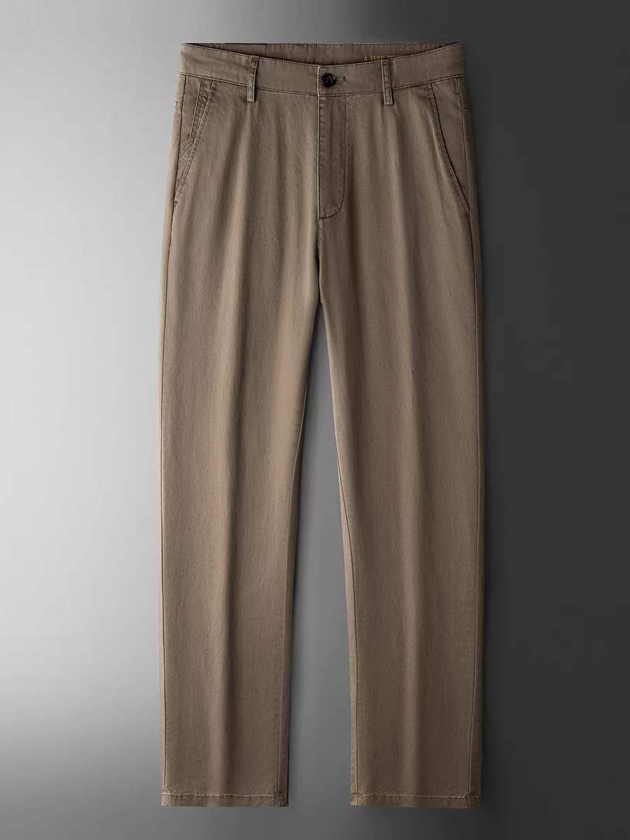 Quần dài nam chất liệu cotton 100% nguyên chất, bền mài mòn, giặt được, kiểu dáng vintage, nhiều túi, dáng thẳng rộng, chất liệu dày dặn, đa năng và mỏng nhẹ.