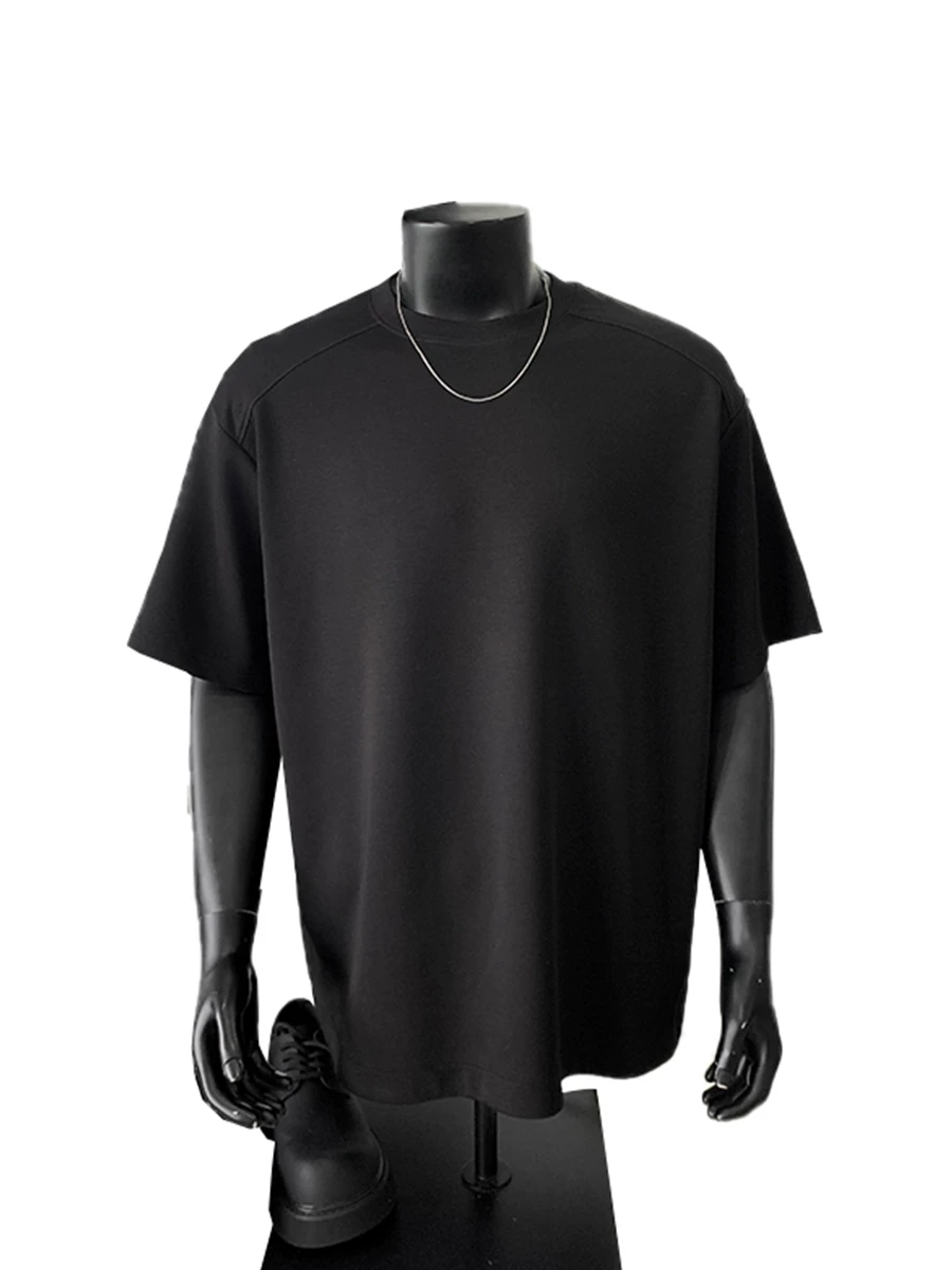 Áo thun nam tay ngắn kiểu Mỹ, áo thun mùa hè chất liệu dày dặn, kiểu dáng rộng rãi, thiết kế thời trang gọn gàng.