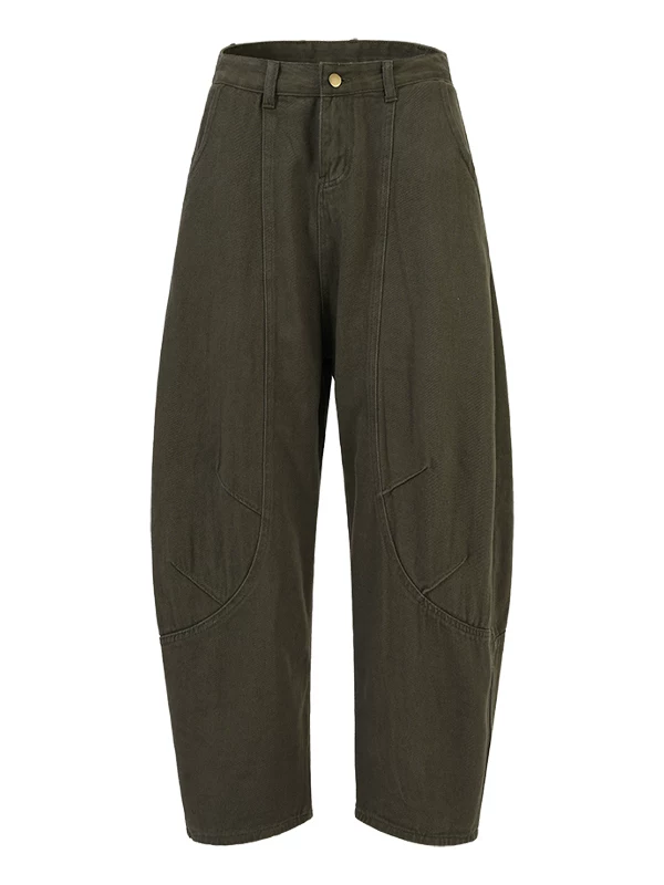 Quần jean nam kiểu Mỹ, chất liệu denim đã qua xử lý, dáng ôm gọn, thời trang, thích hợp cho mùa xuân thu, quần dài ống rộng, dáng cong.