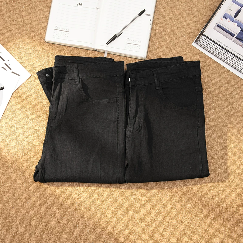 Quần jean rách cho nam, thương hiệu thời thượng, phong cách đường phố, quần dài có khóa kéo, kiểu dáng mỏng mùa hè, quần dài ống đứng cá tính.