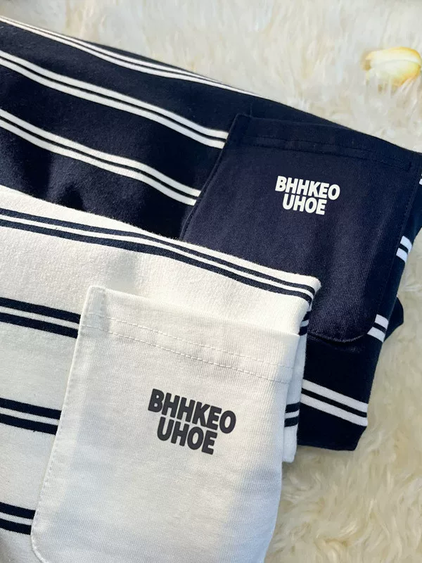Áo thun kẻ sọc kiểu Nhật dành cho nam 2024, mẫu mới hè, chất liệu cotton nguyên chất, tay ngắn, kiểu dáng rộng rãi, thời trang, đa năng, dành cho học sinh, cặp đôi.