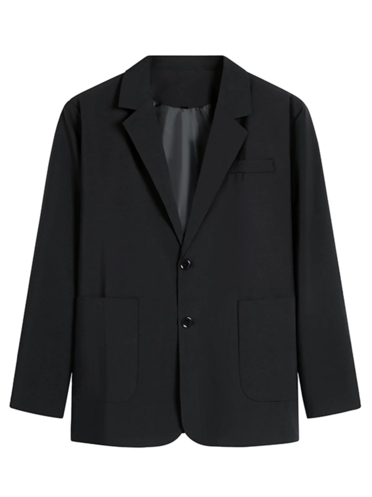 Áo khoác blazer nam cao cấp phong cách Hồng Kông cổ điển, kiểu dáng mới mùa xuân thu, áo khoác vest dáng rộng thoải mái.