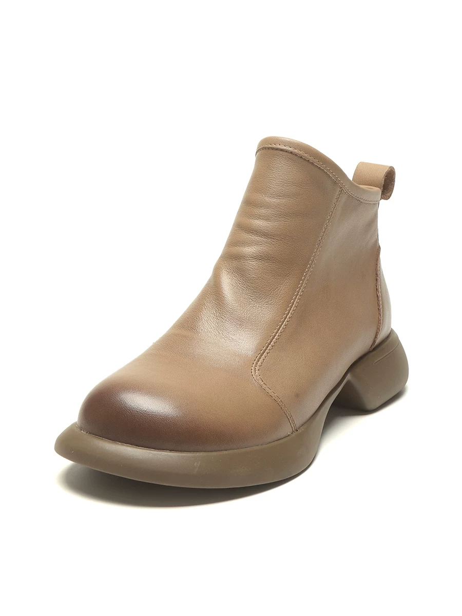 Giày Martin nữ, da thật, kiểu cổ điển, boots ngắn, mẫu mới thu đông 2025, boots ngắn và boots cổ thấp, boots Chelsea phong cách Anh.