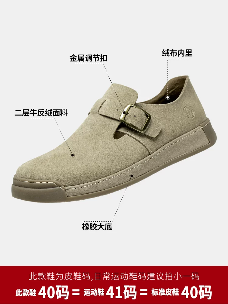 Giày Birkenstock nam Maple Leaf đa năng, da thật, đế mềm toàn diện, kiểu lười, thoáng khí, giày thường ngày, mẫu mới 2025