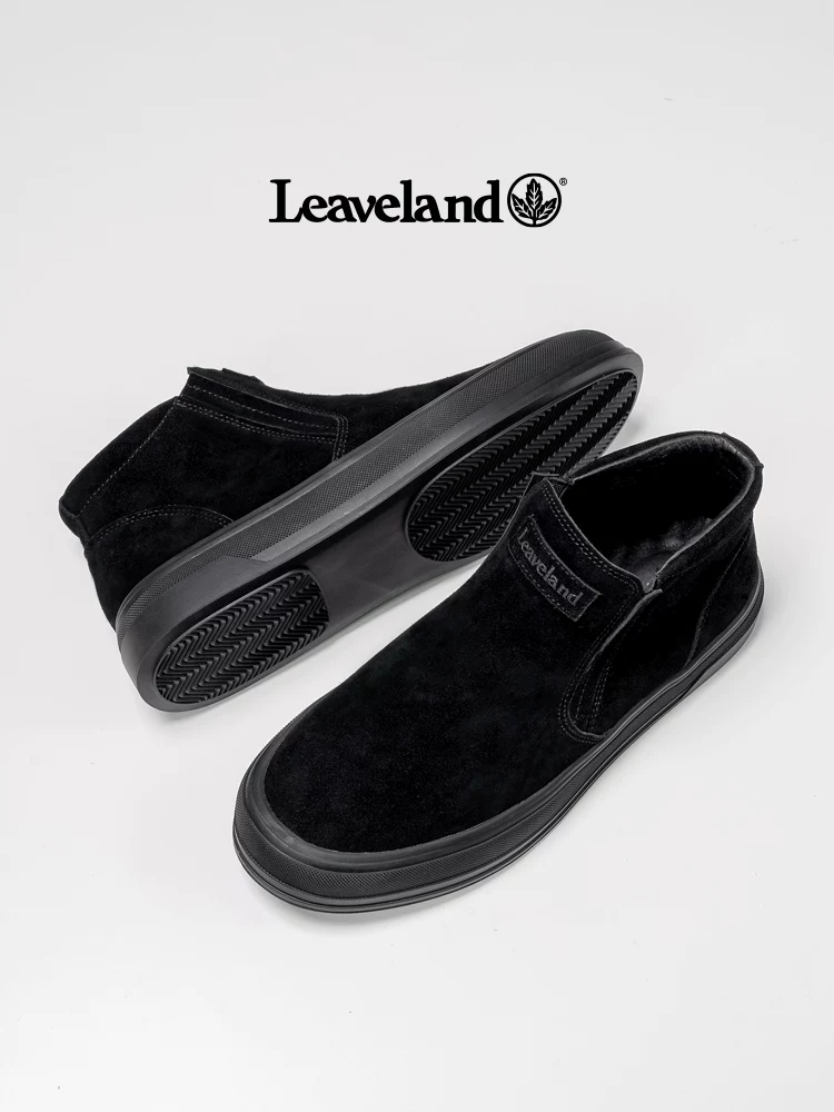 Giày nam Maple Leaf Giày Chelsea mùa đông Giày bốt nam cổ ngắn hợp thời trang mới Giày bốt cổ ngắn phong cách retro Giày bốt nam cổ cao đa năng