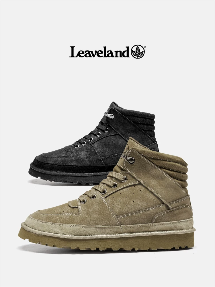 Giày nam Maple Leaf Giày bốt Martin mùa đông Giày cotton ấm lót lông cừu cho nam Giày bảo hộ lao động mới Giày đi tuyết vùng Đông Bắc Giày bốt nam ngoài trời hợp thời trang