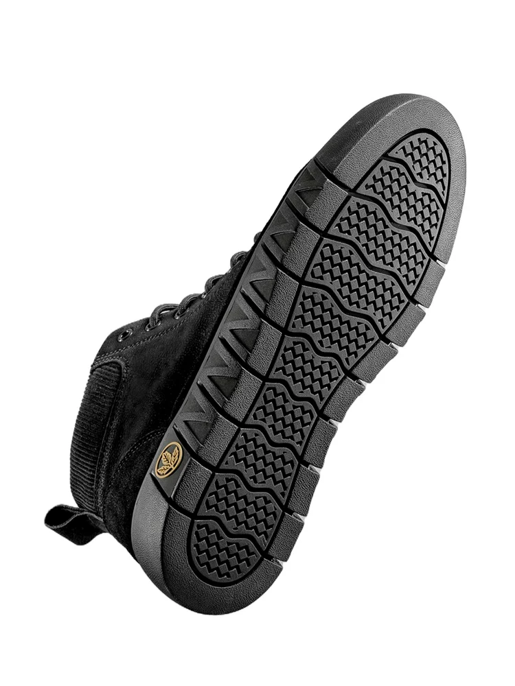 Giày nam Maple Leaf Giày da thật cao cổ Giày nam mùa thu đông 2025 Giày thể thao nam thông thường mới Giày đế dày Giày công sở Giày hợp thời trang Giày bốt ngắn