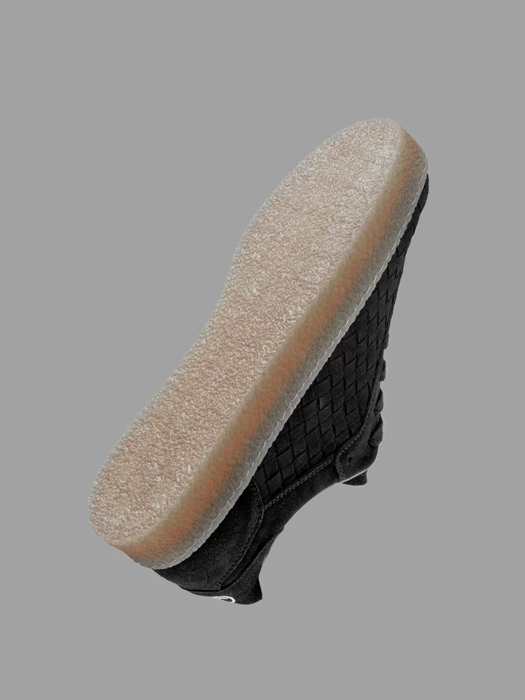 Giày Thường Ngày Maple Leaf Nam 2025 Mẫu Mới Thu Giày Thoáng Khí Đế Dày Giày Sneaker Nam Da Bò Dệt Phong Cách Cá Tính