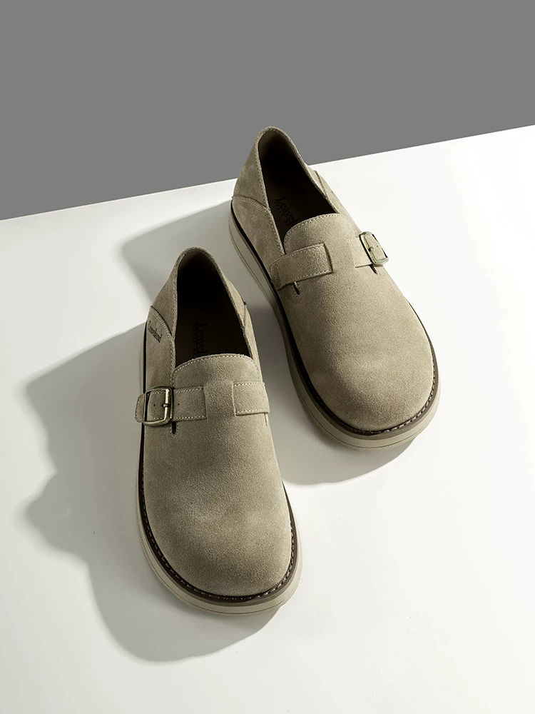 Giày nam Maple Leaf Giày nam mùa thu Giày thường ngày mới của Birkenstock Giày nam có độ che phủ toàn diện Dép kiểu cổ điển Giày lười kiểu cổ điển