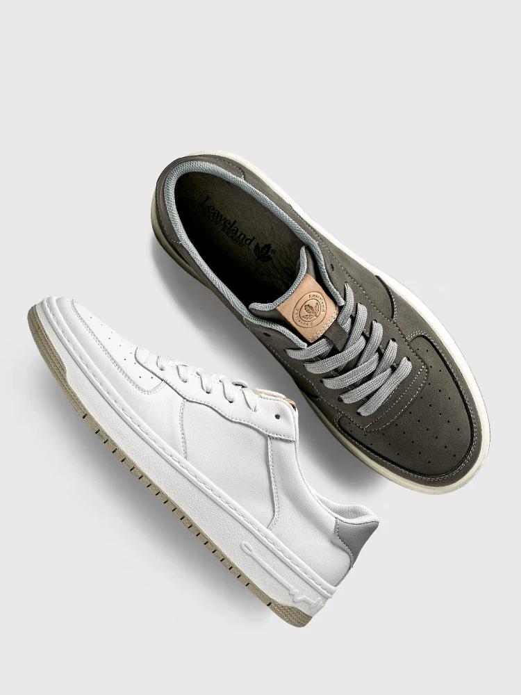 Giày nam Maple Leaf Giày thể thao mùa thu đông Giày nam đơn giản phong cách Hàn Quốc Giày trắng nam da Giày thể thao thông thường Giày đa năng Giày hợp thời trang