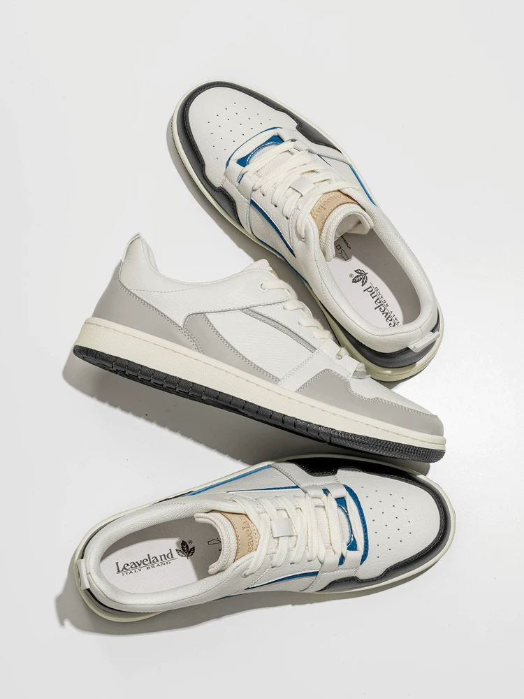 Giày Nam Maple Leaf Giày Thể Thao Sneaker Mới Phong Cách Retro Thời Trang Màu Sắc Tương Phối Giày Trượt Ván Giày Nam Thông Thường Đa Năng