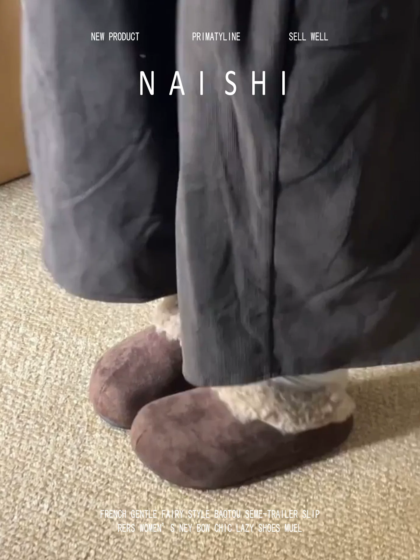 Phiên bản da cừu! Giày cotton ấm áp đa năng kiểu Birkenstock cổ điển dành cho nữ, giày lót lông dày đế dày mùa đông.