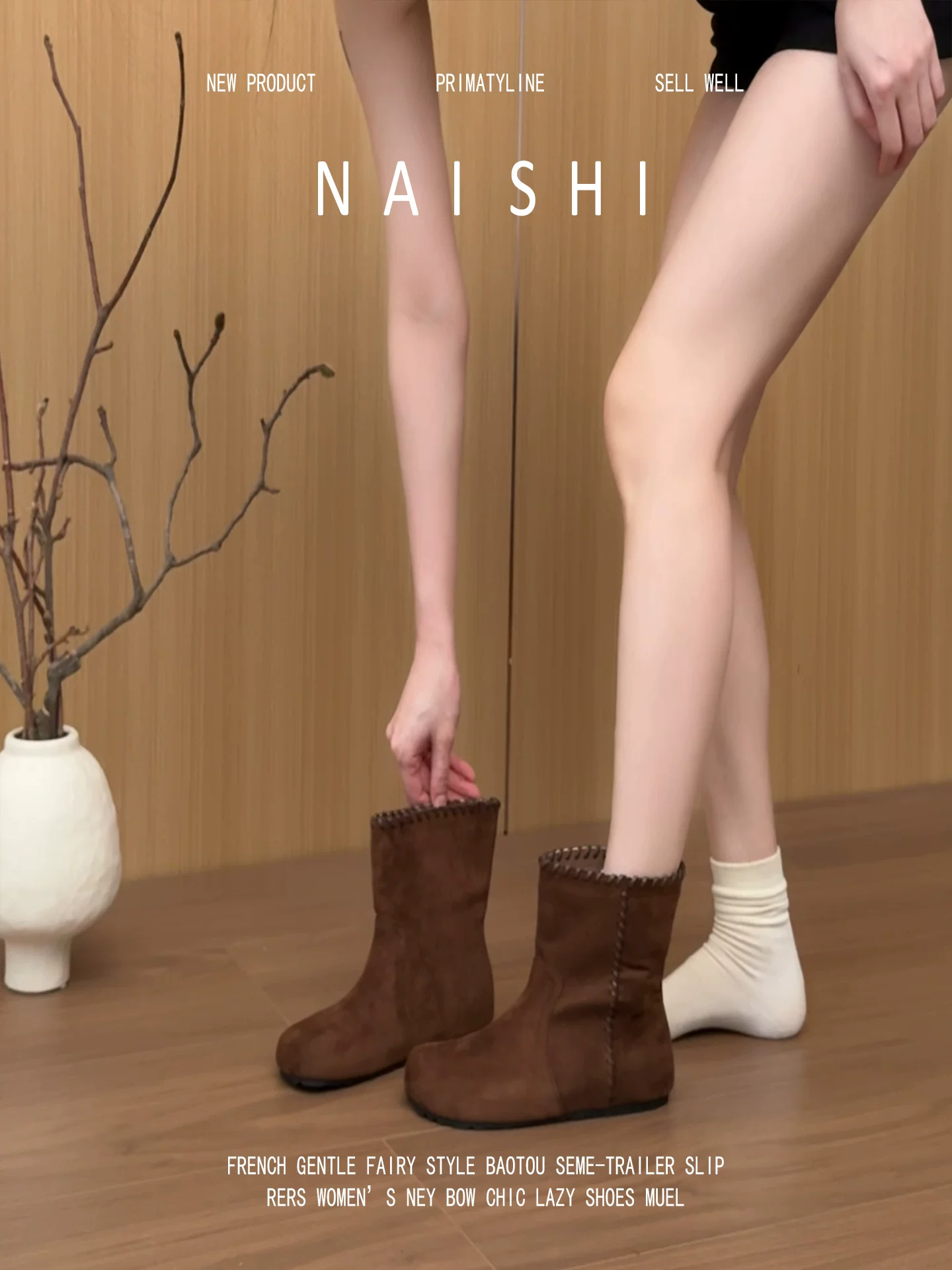 Phiên bản da cừu! Giày bốt Melard Birkenstock đa năng, kiểu dáng giản dị, mũi tròn, cổ ngắn, phong cách retro màu nâu, kiểu Martin, đế dày, dành cho nữ.