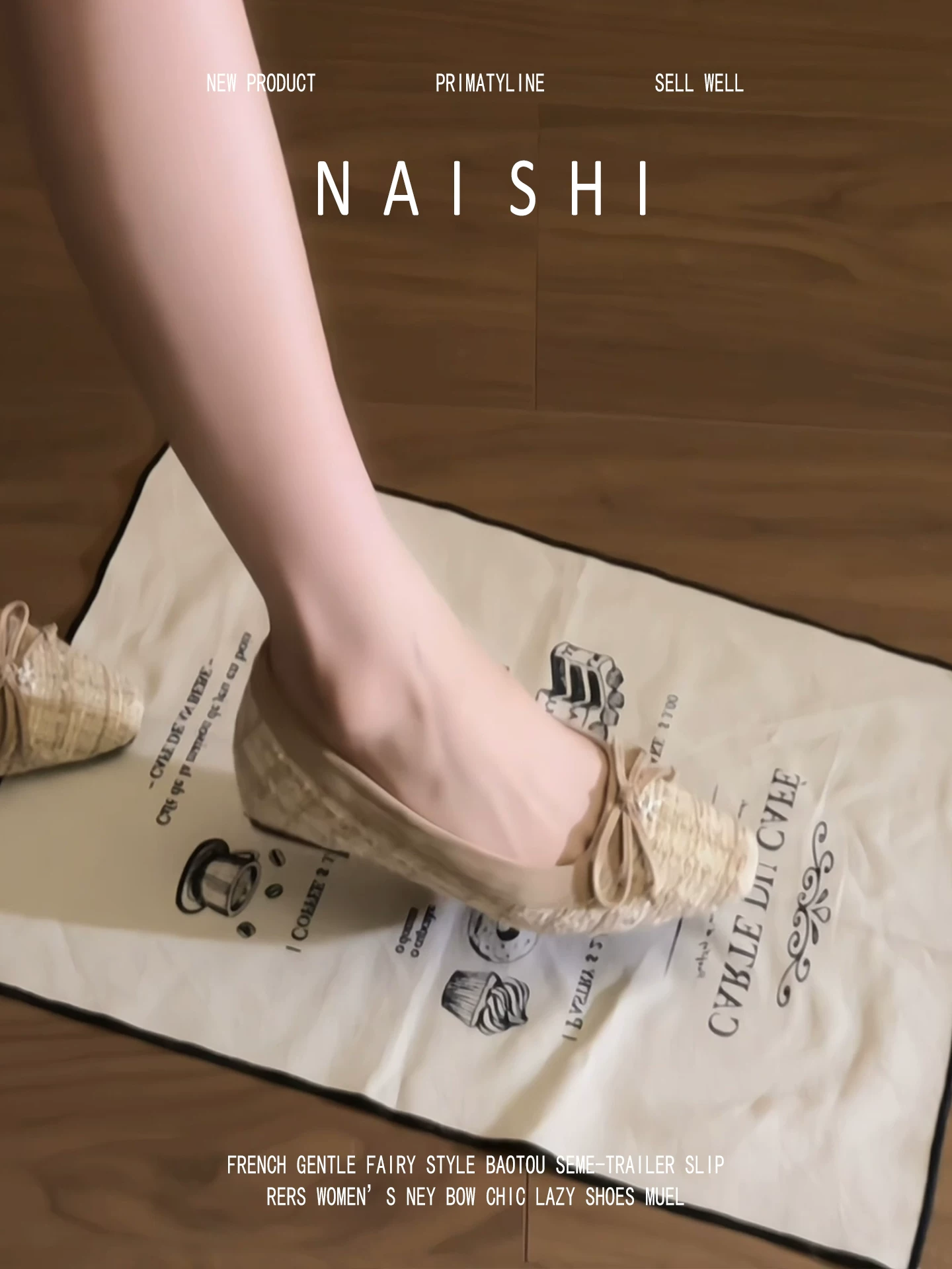 Phiên bản da cừu! Giày Mary Jane tăng chiều cao kiểu Chanel dành cho nữ, giày đế thấp kiểu lười có nơ, giày đơn giản thanh lịch.