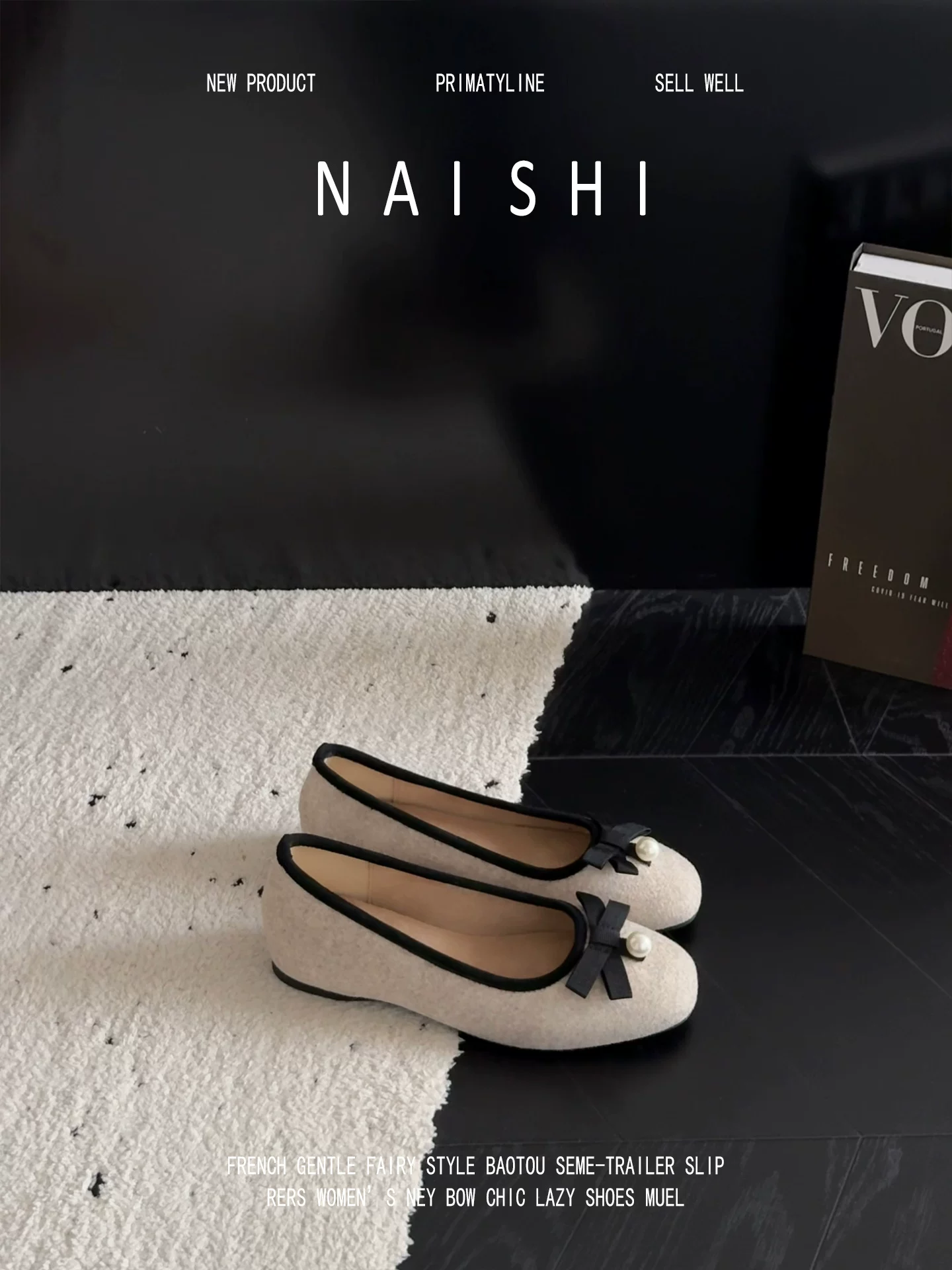 Phiên bản da cừu! Giày Mary Jane kiểu Chanel dành cho nữ, giày bà ngoại đế mềm kiểu lười có nơ ngọc trai và giày đơn lót lông.