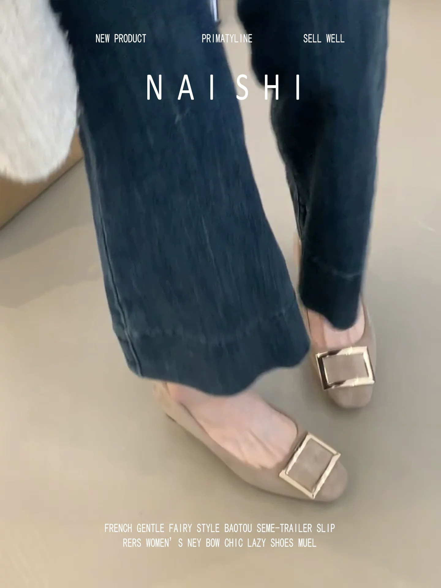 Phiên bản da cừu! Giày cao gót đế thô có khóa vuông thời trang dành cho nữ, giày cao gót thanh lịch, giày Mary Jane mũi vuông đi làm.