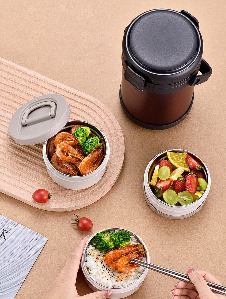 Hộp cơm giữ nhiệt 2.3L inox y tế 316 OEM BF3100