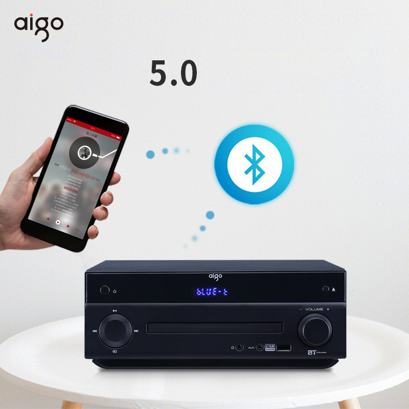Dàn âm thanh mini bluetooth đọc CD FM Aigo T82