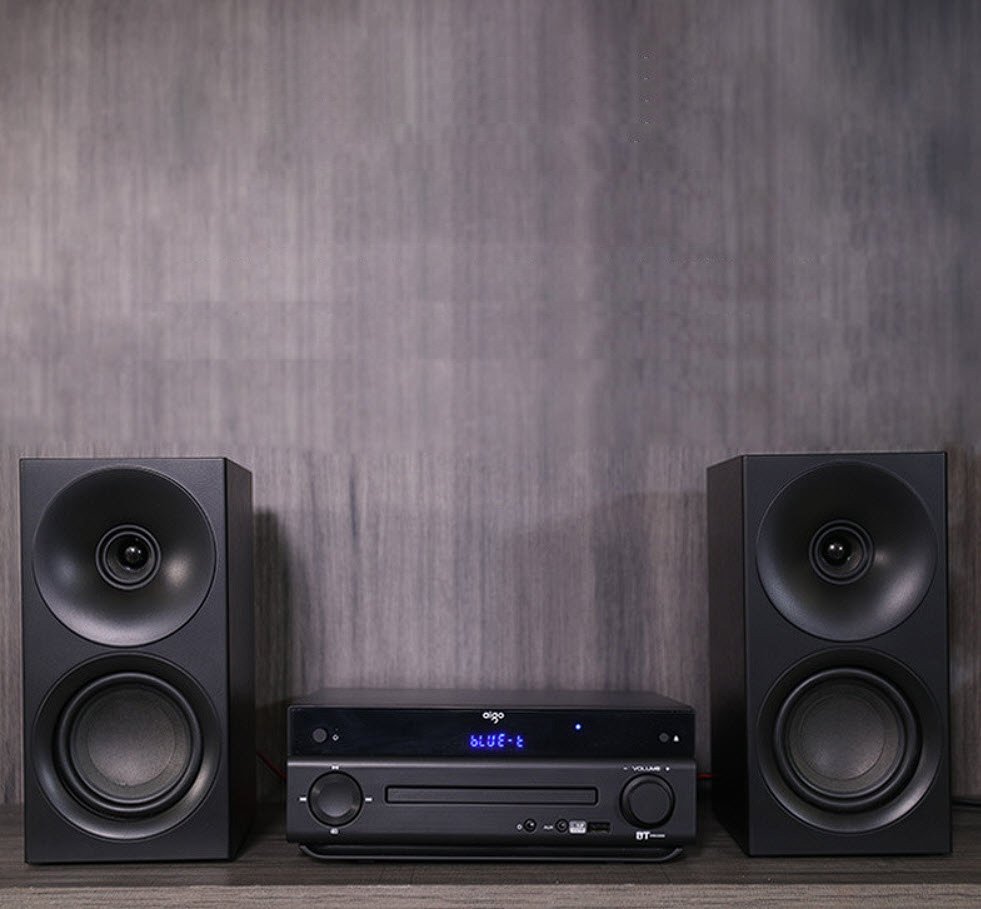 Dàn âm thanh mini bluetooth đọc CD FM Aigo T82