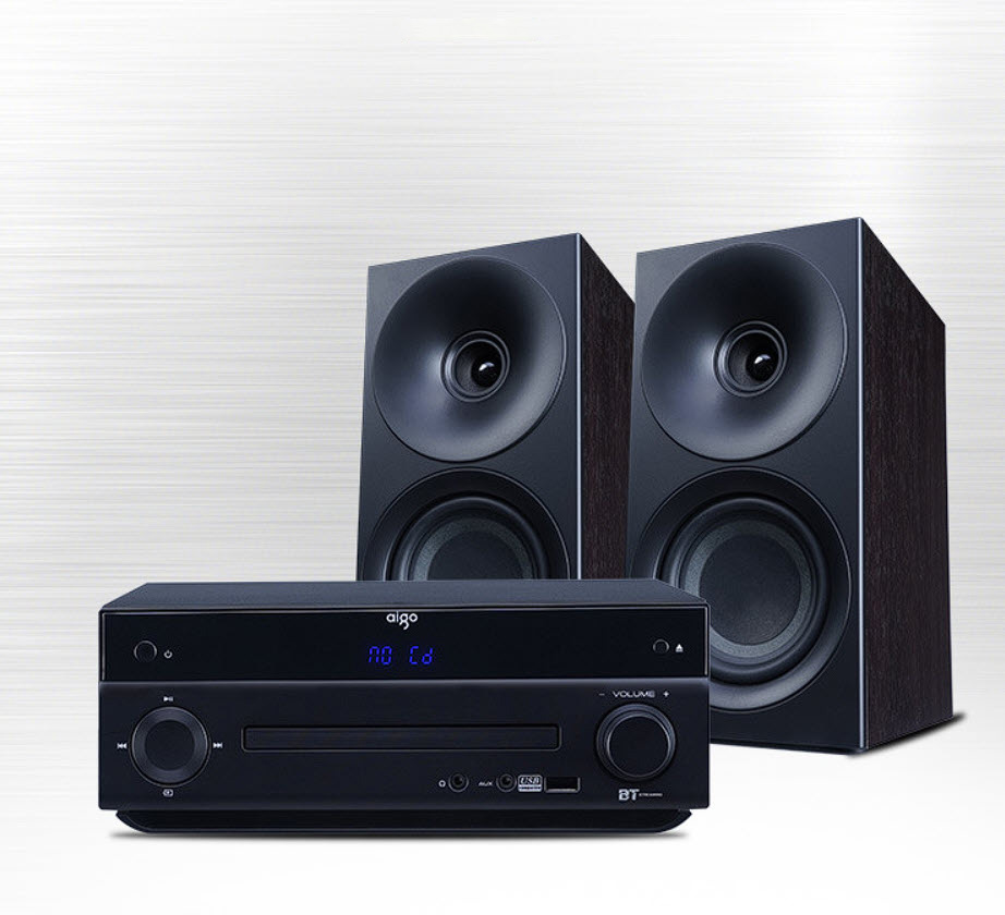 Dàn âm thanh mini bluetooth đọc CD FM Aigo T82