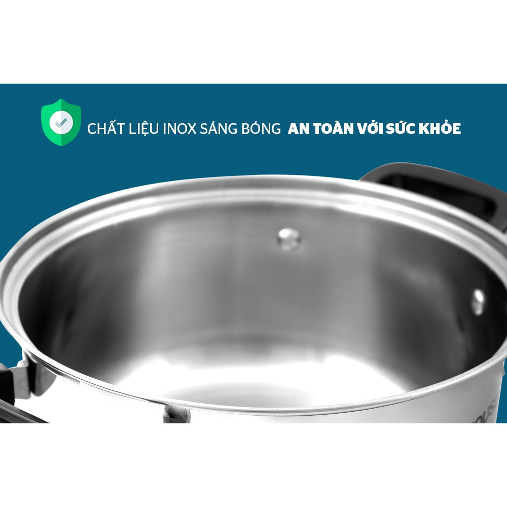 Bộ Nồi Inox 3 Đáy Sunhouse SH333