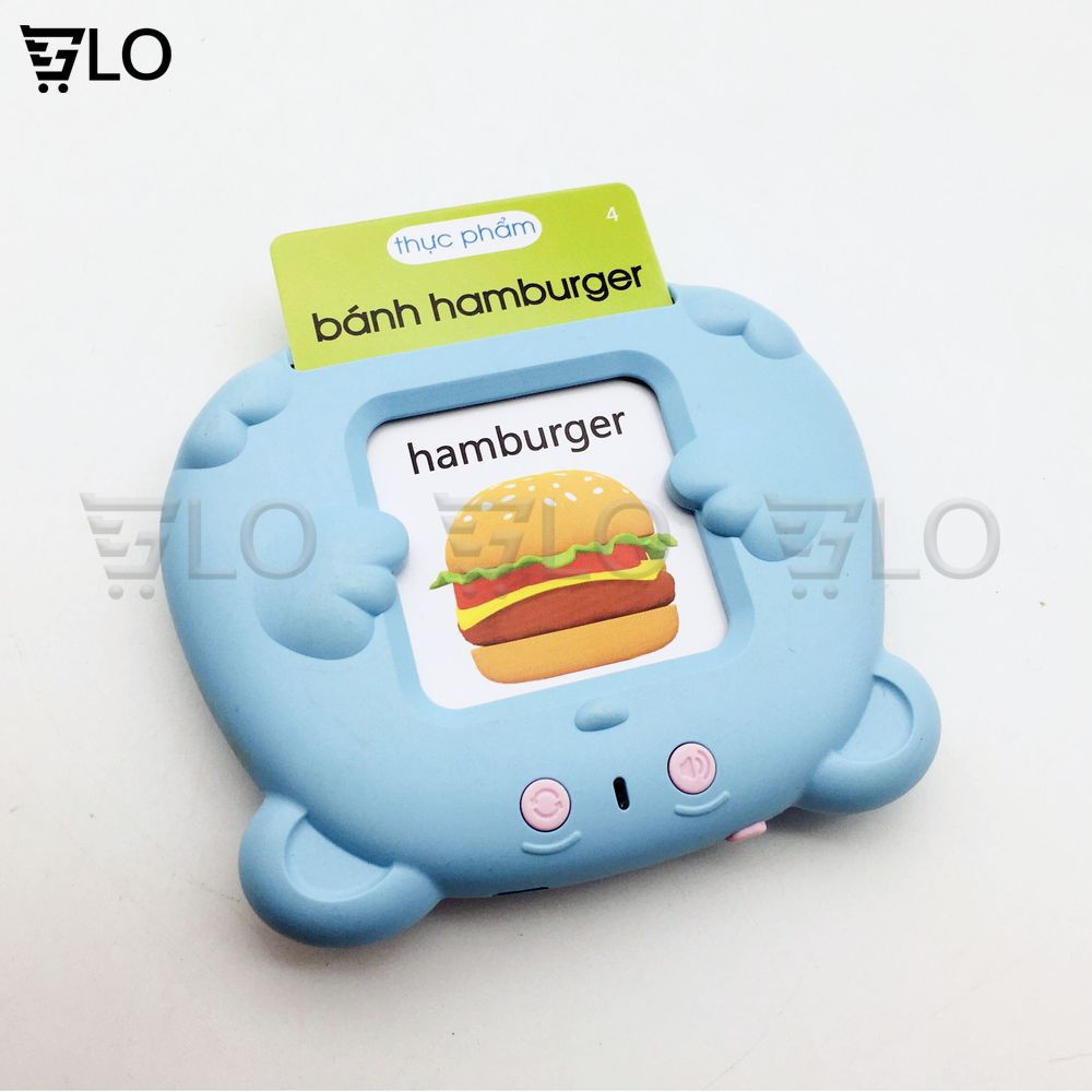 Máy Đọc Thẻ Song Ngữ Anh Việt Flashcard 112 Thẻ 224 Từ Vựng Và 12 Chủ Đề