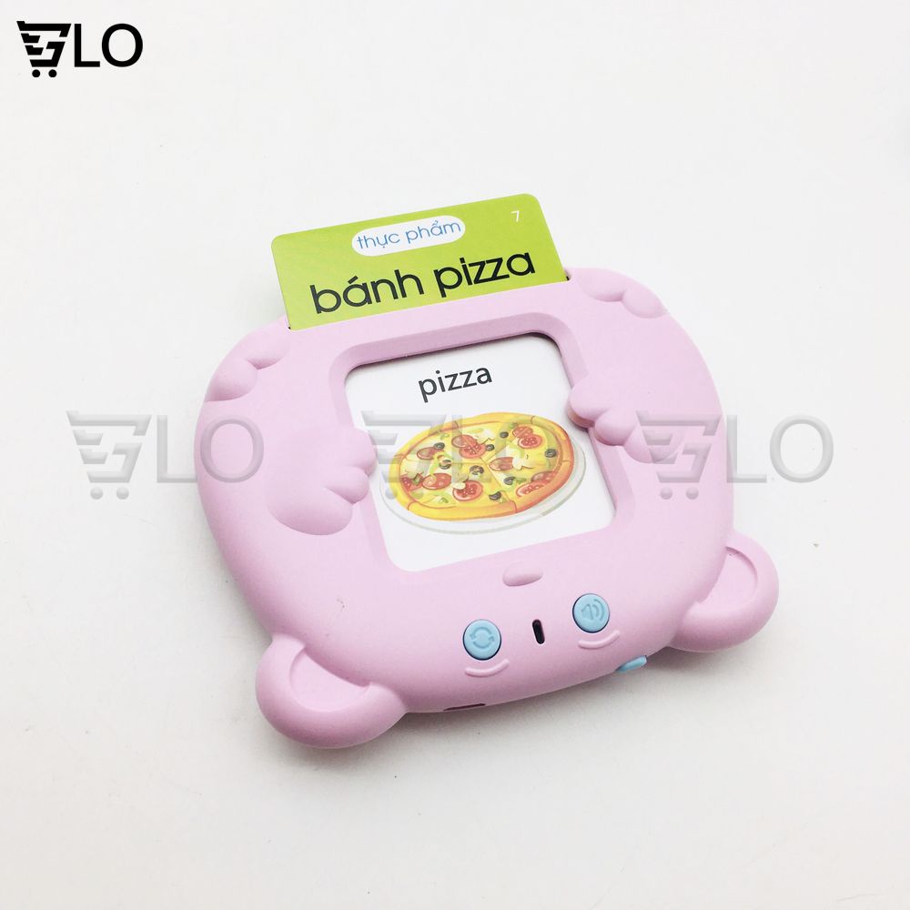 Máy Đọc Thẻ Song Ngữ Anh Việt Flashcard 112 Thẻ 224 Từ Vựng Và 12 Chủ Đề
