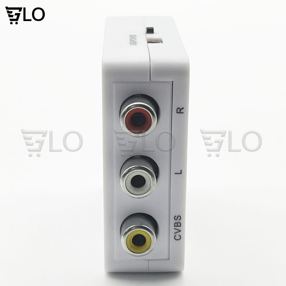 Box Chuyển AV Ra VGA Mini, Bộ Adapter AV2VGA Chuyển Đổi AV Sang VGA