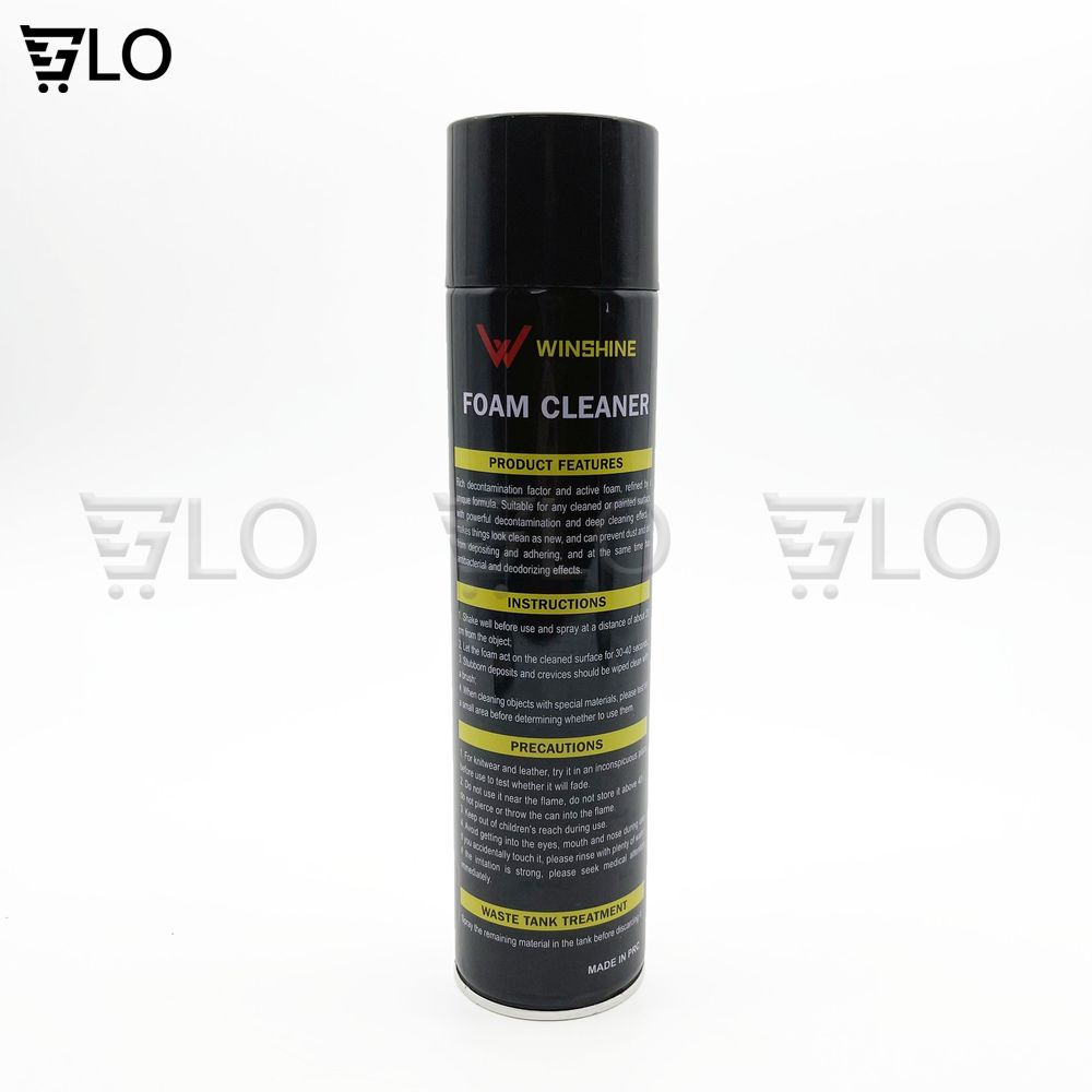 Chai Xịt WINSHINE FOAM CLEANER Vệ Sinh Ghế Da, Tẩy Rửa Làm Sạch Nội Thất Ô Tô, Túi Xách Da, Nỉ, Vải Cao Cấp