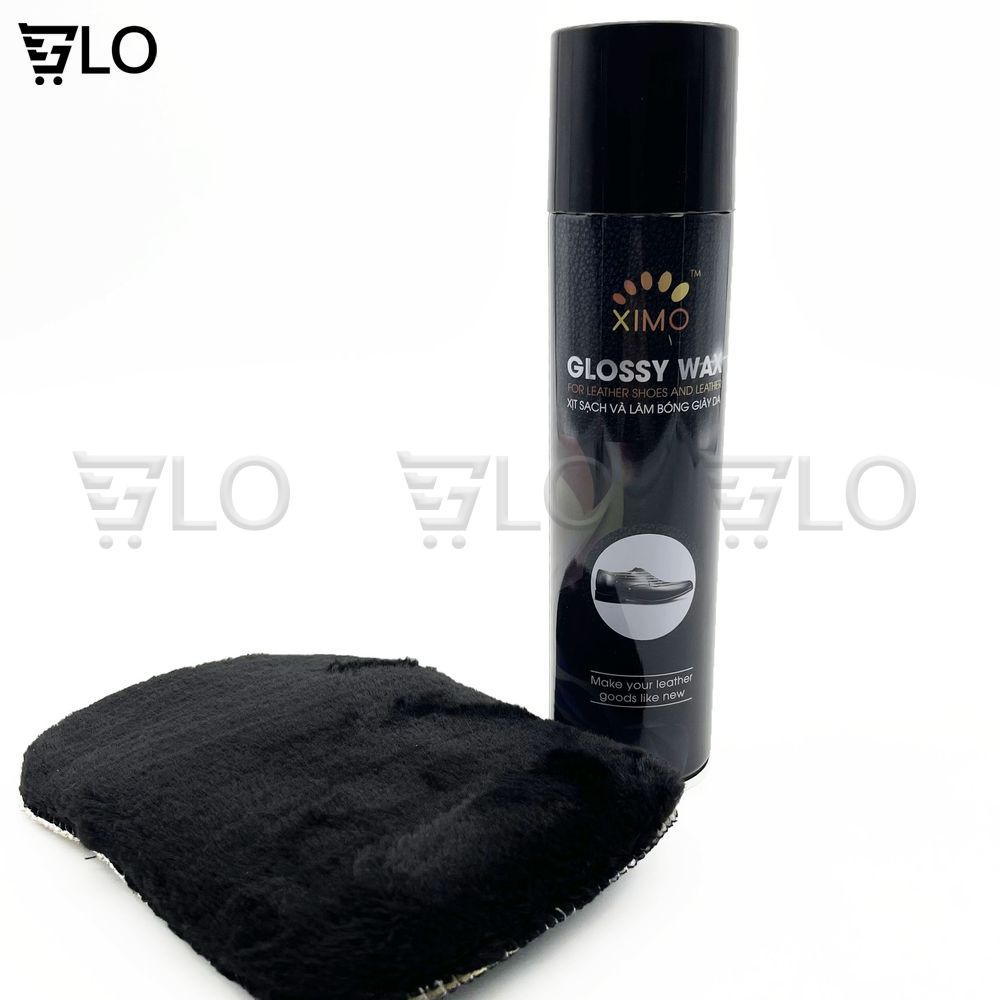 Chai Glossy Wax Xịt Sạch Và Làm Bóng Giày Đồ Da, Túi Ví, Áo, Ghế Da Giúp Vệ Sinh, Dưỡng Ẩm Chống Mốc