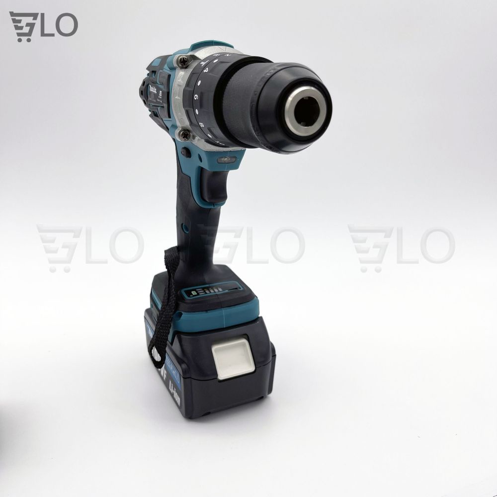 Máy Khoan Pin 199v Makita 3 Chức Năng Có Búa, Động Cơ Không Chổi Than