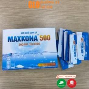 Gói Muối Sinh Lý MAXKONA 500, Gói Pha Để Súc Họng, Súc Miệng, Rửa Mũi Xoang