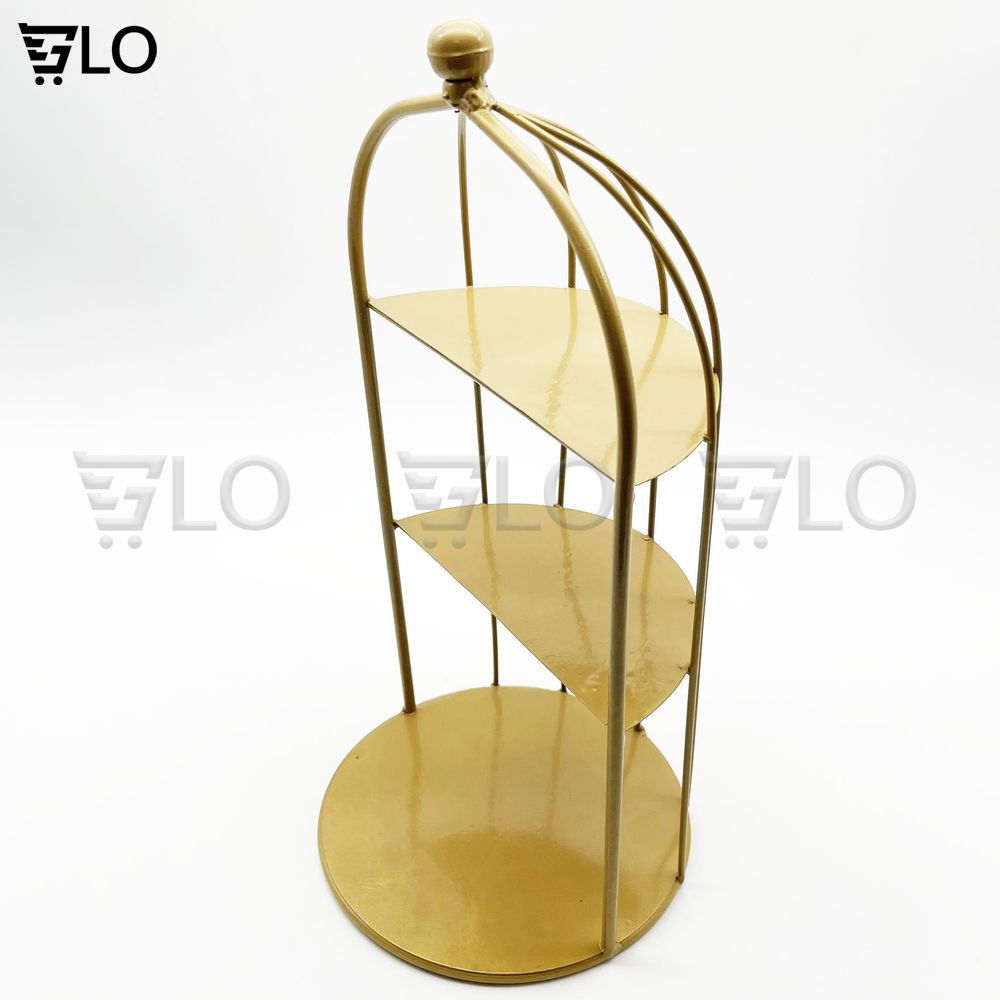 Kệ Mỹ Phẩm Lồng Chim 3 Tầng Decor Sang Chảnh Kích Thước 40x20cm