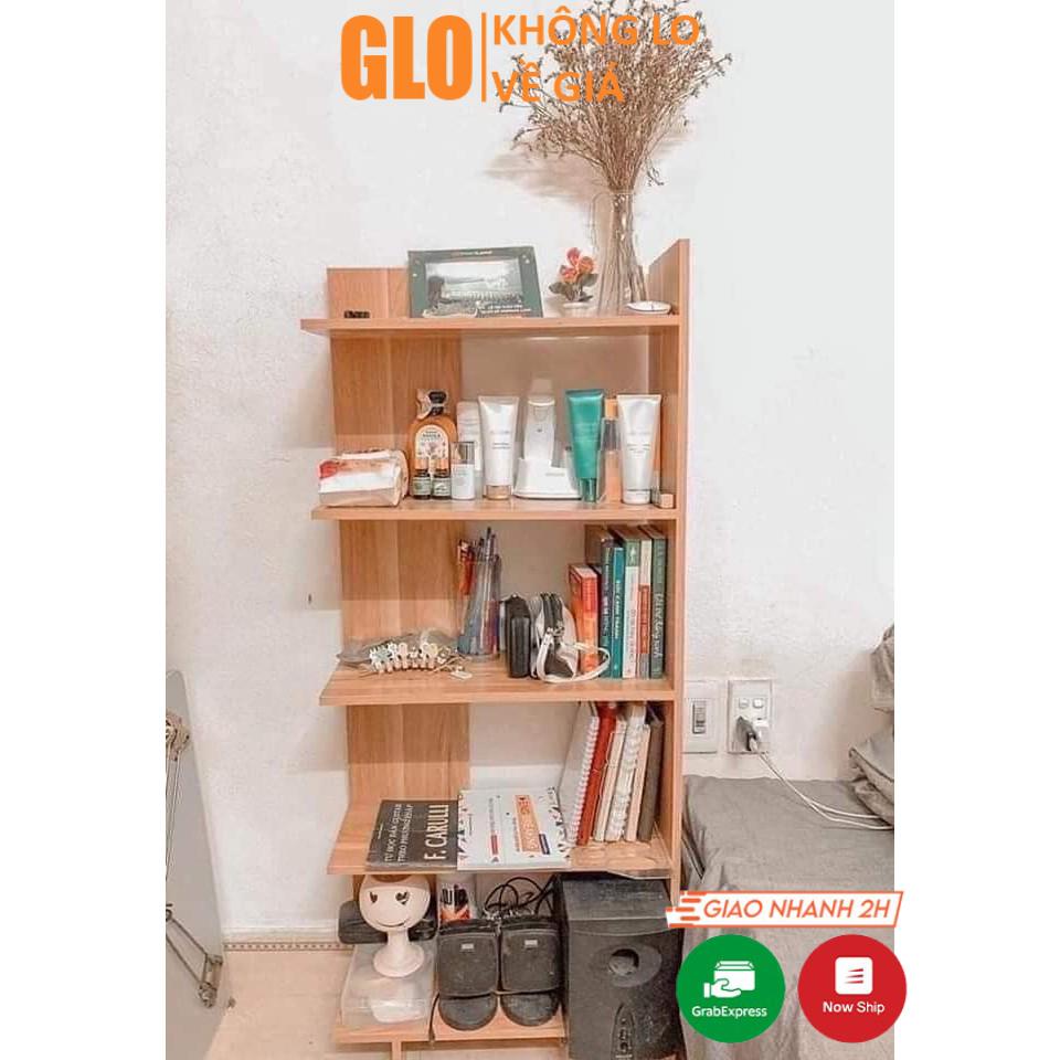Kệ Sách Gỗ MDF Để Đồ Đa Năng 5 Tầng 115x40x15cm, Kệ Góc Tường Đa Dụng