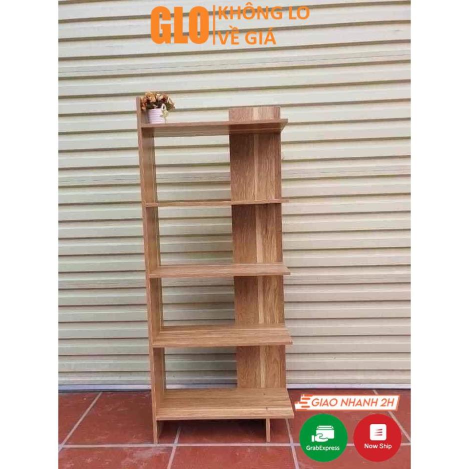 Kệ Sách Gỗ MDF Để Đồ Đa Năng 5 Tầng 115x40x15cm, Kệ Góc Tường Đa Dụng