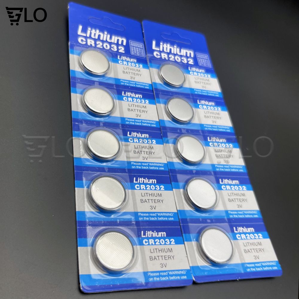 Pin Cúc Áo CR2032 Lithium 3V (Vỉ 5 Viên) Dùng Cho CMOS Máy Tính, Remote Smartkey Xe Máy