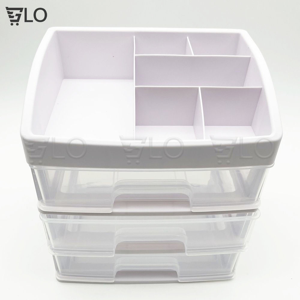 Kệ Đựng Mỹ Phẩm Đồ Trang Điểm Trang Sức 4 Tầng, 5 Tầng Ngăn Kéo Tiện Dụng