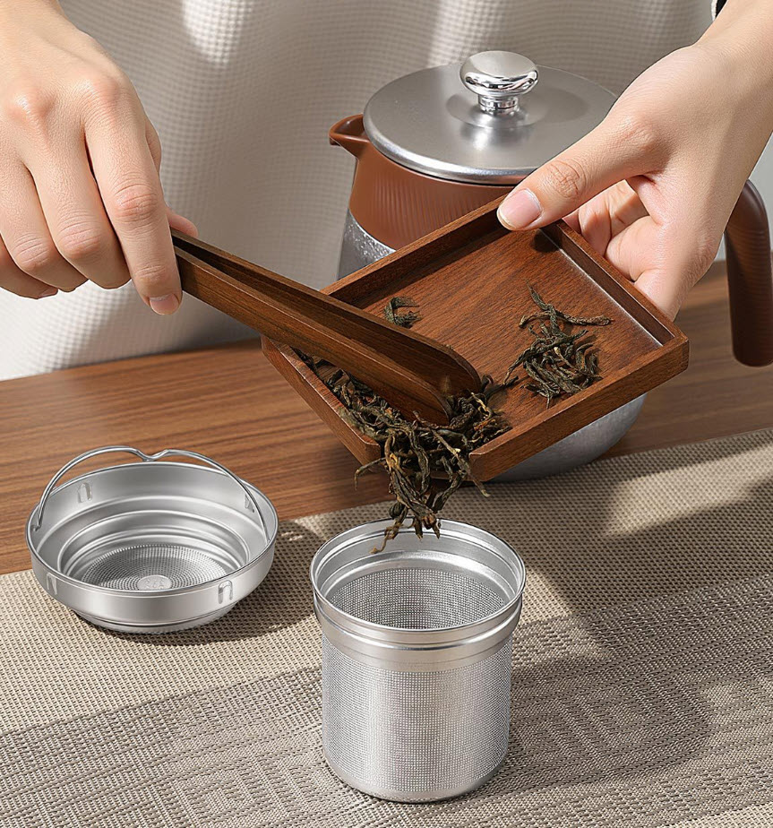 Bình pha trà 700ml inox 316 phủ Titan an toàn sức khỏe BYT11